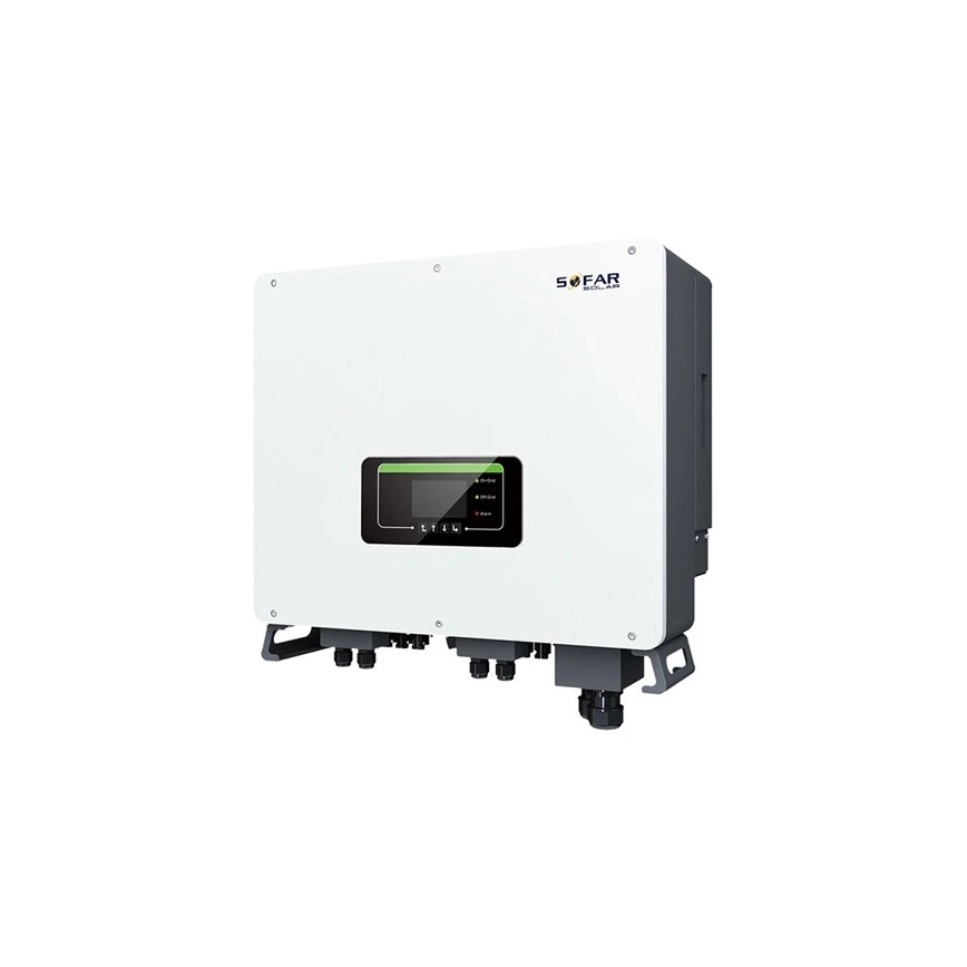 Kit solar: SOFAR Solar conversor híbrido 6kW + módulo de bateria AMASSTORE 10,24kWh com base com unidade de controlo de bateria