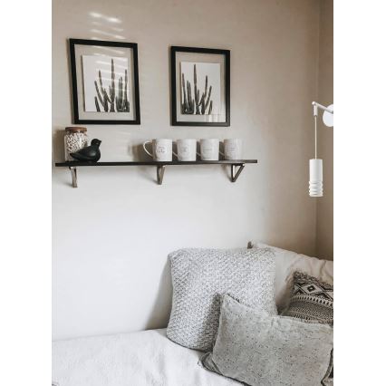 Candeeiro de parede DRILL 1xGU10/4W/230V branco