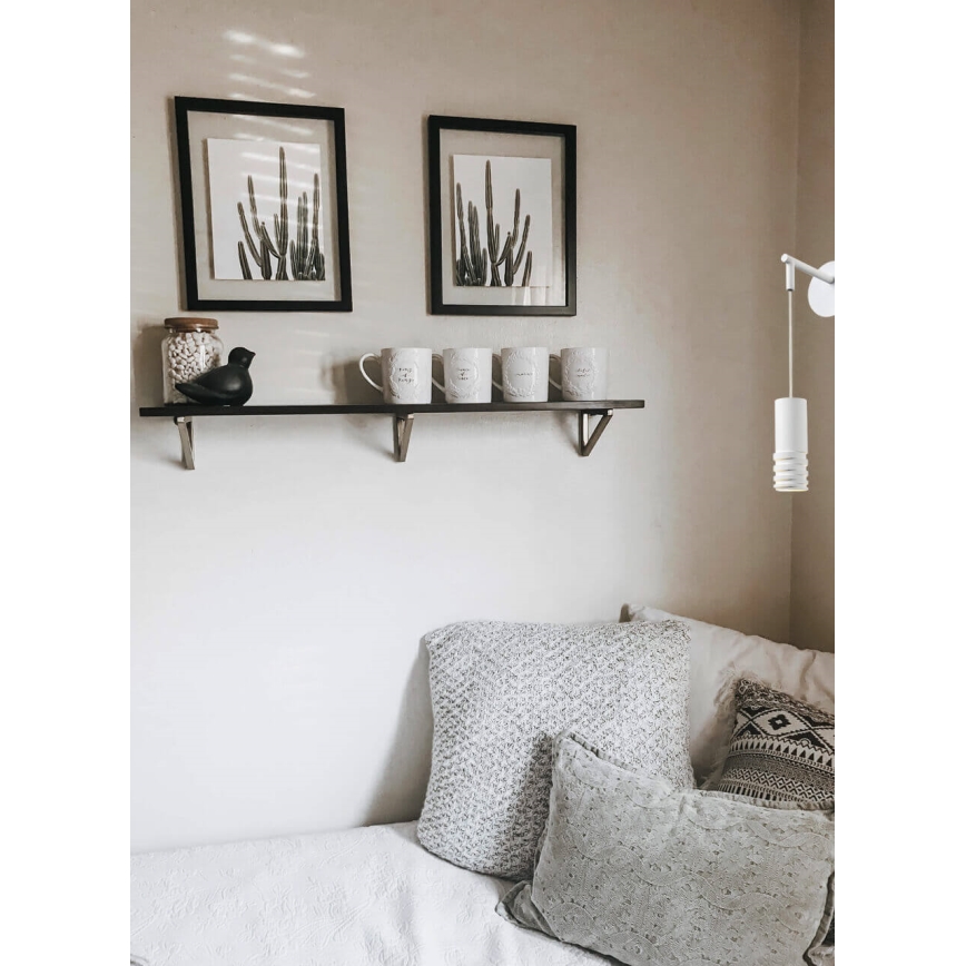 Candeeiro de parede DRILL 1xGU10/4W/230V branco