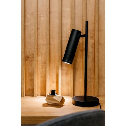 Candeeiro de mesa DRILL 1xGU10/4W/230V preto