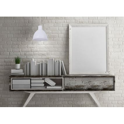 Candelabro suspenso CREATE 1xE27/11W/230V branco