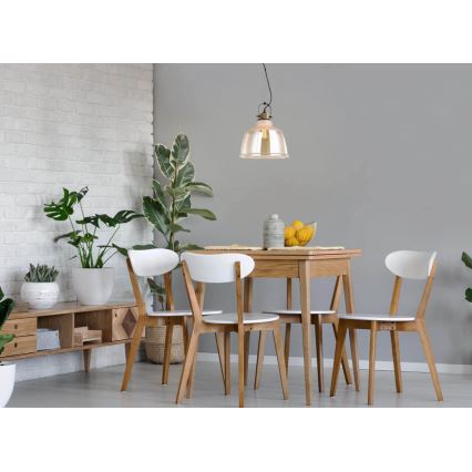 Candelabro suspenso ASGARD 1xE27/11W/230V bege