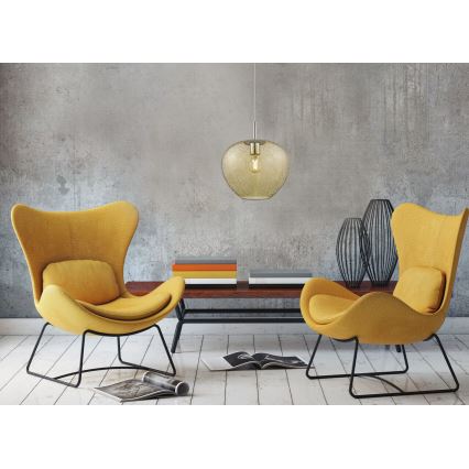 Candelabro suspenso RAIN 1xE27/11W/230V dourado