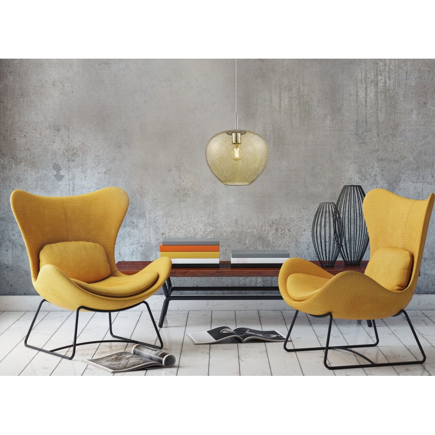 Candelabro suspenso RAIN 1xE27/11W/230V dourado