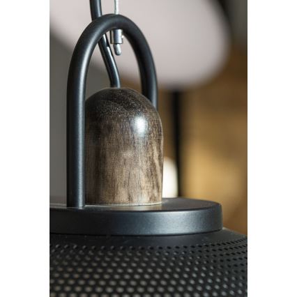 Candelabro suspenso GRAVEN 1xE27/11W/230V preto