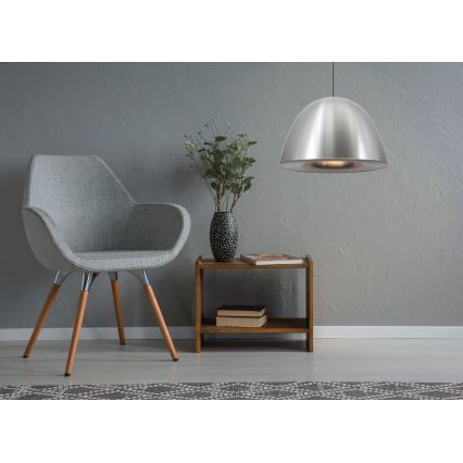 Candelabro suspenso REVOLVE 1xE27/11W/230V cromado mate