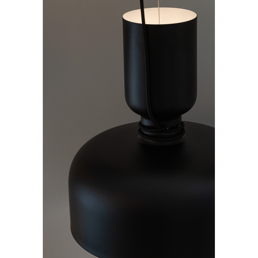 Candelabro suspenso ABEL 2xE27/11W/230V diâmetro 28 cm preto