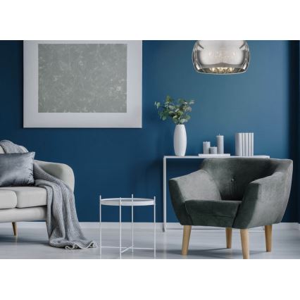 Iluminação teto ORCHIDE 5xG9/3W/230V cromado brilhante