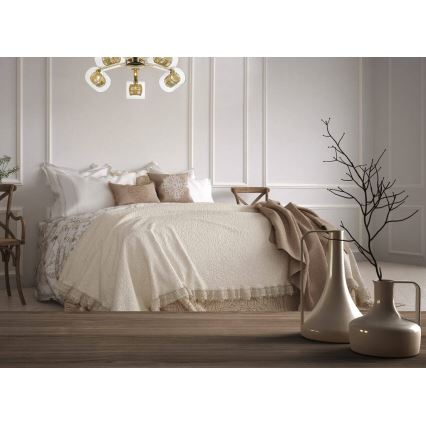 Candelabro integrado KLASS 5xG9/3W/230V dourado