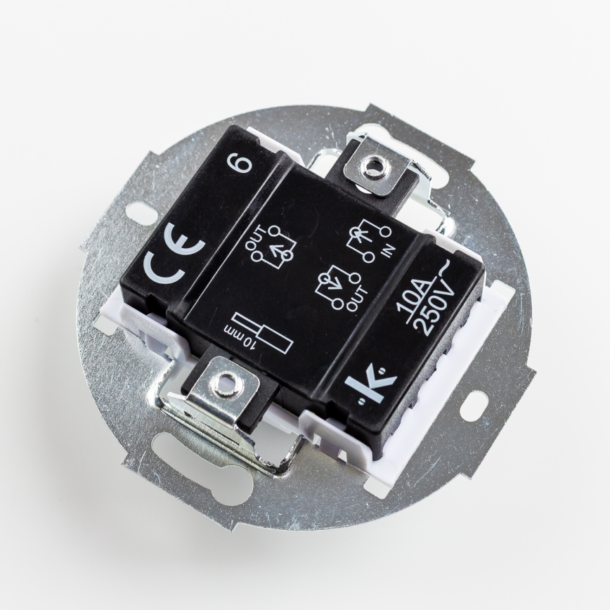 Kliklap - Interruptor retro para escadas sem moldura nº 6 azul