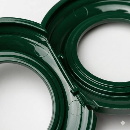 Kliklap - Moldura Retro Central Verde