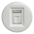 Kliklap - Retro Tomada de dados sem moldura, em cerâmica branca
