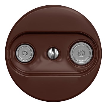 Kliklap - Tomada de antena retro TV+R (final) sem moldura castanha