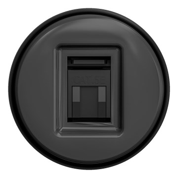 Kliklap - Tomada de dados retro sem moldura antracite