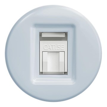 Kliklap - Tomada de dados retro sem moldura azul