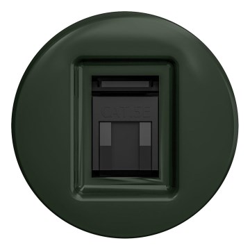 Kliklap - Tomada de dados retro sem moldura verde