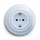 Kliklap - Tomada doméstica retro com moldura SCHUKO 230V/16A, azul