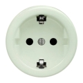 Kliklap - Tomada doméstica retro SCHUKO sem moldura 230V/16A verde menta
