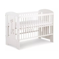 KLUPŚ - Berço infantil SAFARI 120x60 cm girafa pinho/branco