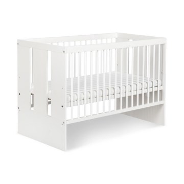 KLUPŚ - Berço para bebé PAULA 120x60 cm pinho/branco