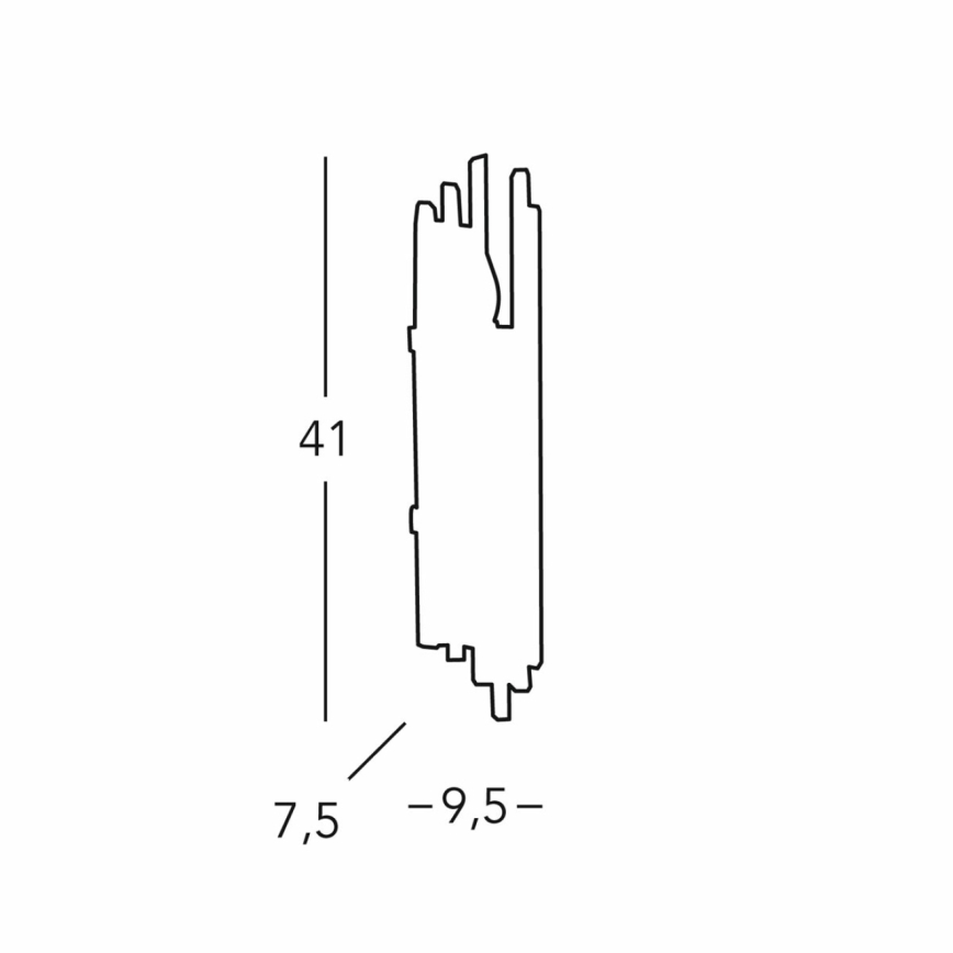 Kolarz 0342.62M.3 - Iluminação de parede ONTARIO 2xE14/40W/230V 41 cm 24K dourado