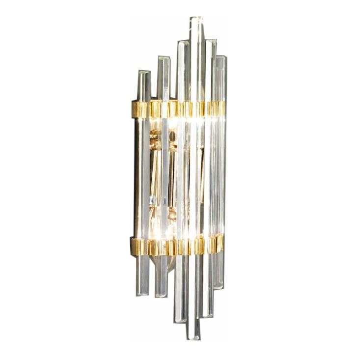 Kolarz 0342.62S.3 - Iluminação de parede ONTARIO 2xE14/40W/230V 31 cm 24K dourado