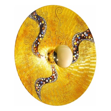 Kolarz 0365.61XL.V1.3 - Iluminação de parede LUNA 1xE27/100W/230V 24K dourado