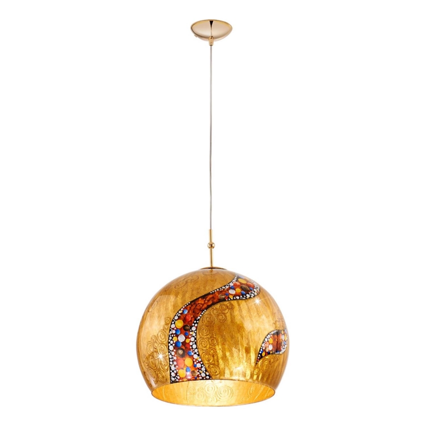 Kolarz 0392.31L.3.Ki.Au - Candeeiro suspenso LUNA 1xE27/60W/230V 24K dourado