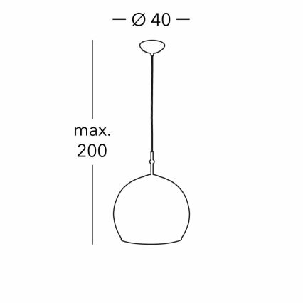Kolarz 0392.31L.3.Ki.Au - Candeeiro suspenso LUNA 1xE27/60W/230V 24K dourado
