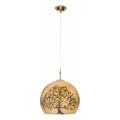 Kolarz 0392.31M.3.Al.Mu - Candeeiro suspenso LUNA 1xE27/60W/230V 24K dourado