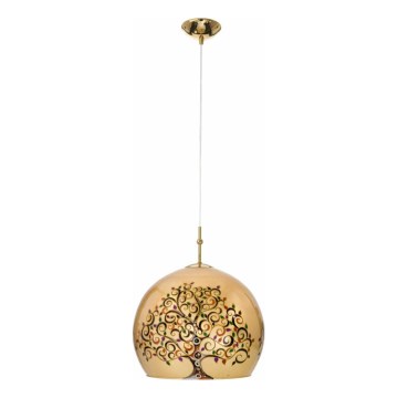 Kolarz 0392.31M.3.Al.Mu - Candeeiro suspenso LUNA 1xE27/60W/230V 24K dourado