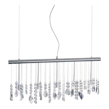Kolarz 104.85.5 - Candeeiro suspenso de cristal STRETTA 5xG9/40W/230V cromado brilhante
