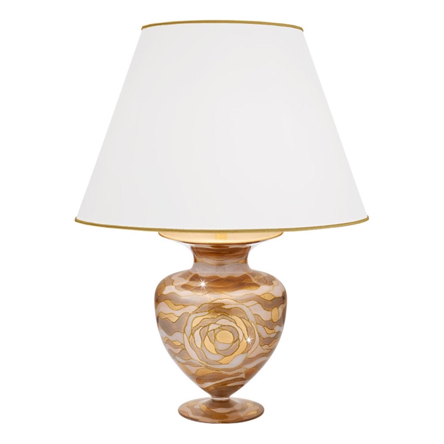 Kolarz 1415.71M.CH - Candeeiro de mesa ANFORA 1xE27/100W/230V 24K dourado