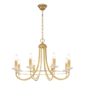 Kolarz 330.88.8C - Lustre de cristal em corrente IMPERIAL 8xE14/60W/230V dourado