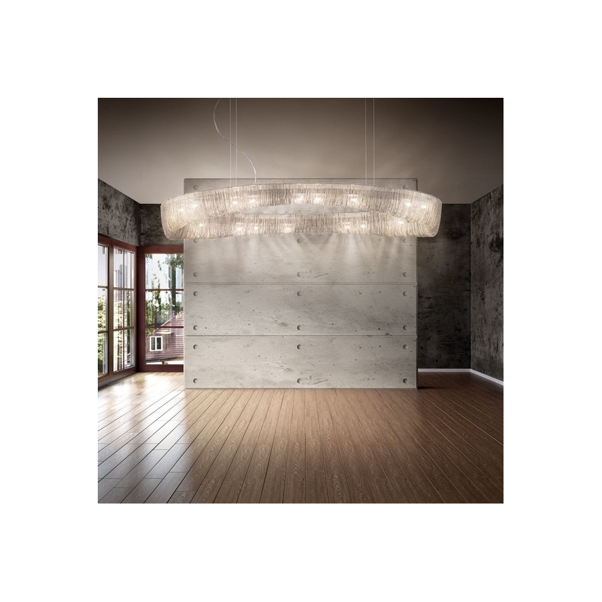 Kolarz 5324.32050 - Candelabro suspenso CLOUD 20xG9/40W/230V