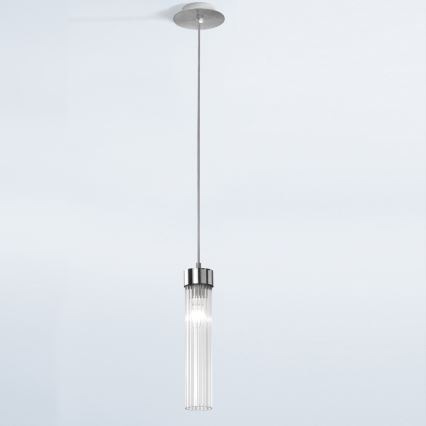Kolarz 6009.30150 - Candelabro suspenso RAGGIO 1xE14/25W/230V prateado