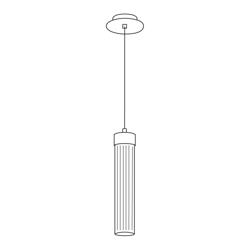 Kolarz 6009.30160 - Candelabro suspenso RAGGIO 1xE14/25W/230V mate cromado