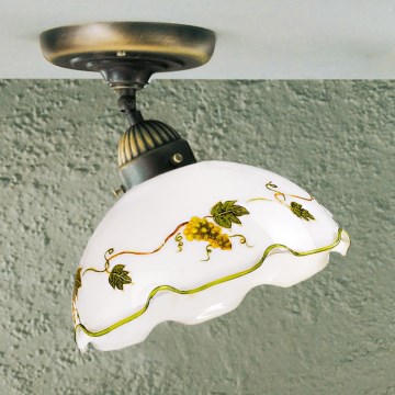 Kolarz 731.10.110 - Lustre de teto fixo NONNA 1xE27/75W/230V Ø 20 cm vinho