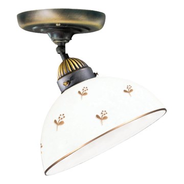 Kolarz 731.10.170 - Lustre de tecto aplicado NONNA 1xE27/75W/230V Ø 20 cm com motivos florais em ouro rosé