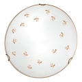 Kolarz 731.11.4.160 - Candeeiro de parede NONNA 1xE27/60W/230V, Ø 30 cm, motivo floral, detalhes em ouro rosé