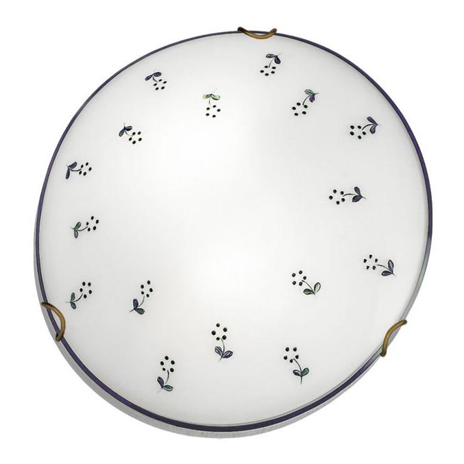 Kolarz 731.11.4.17 - Iluminação de teto NONNA 1xE27/60W/230V diâmetro 30 cm azul