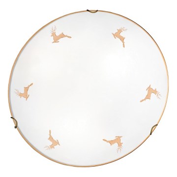 Kolarz 731.12.4.150 - Aplique de parede NONNA 2xE27/60W/230V Ø 40 cm, acabamento jeleni em ouro-rosa