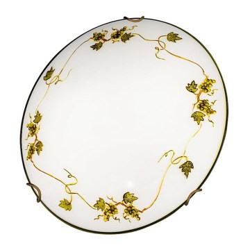 Kolarz 731.13.4.110 - Iluminação de teto NONNA 3xE27/60W/230V diâmetro 50 cm uvas