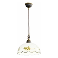 Kolarz 731.30.111 - Lustre suspenso por cabo NONNA 1xE27/75W/230V Ø 30 cm cor vinho
