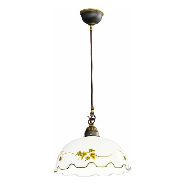 Kolarz 731.30.111 - Lustre suspenso por cabo NONNA 1xE27/75W/230V Ø 30 cm cor vinho