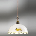 Kolarz 731.30.116 - Lustre suspenso por cabo NONNA 1xE27/75W/230V Ø 20 cm, limões