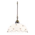 Kolarz 731.30.161 - Lustre suspenso por cabo NONNA 1xE27/75W/230V, diâmetro 30 cm, flores, ouro rosé