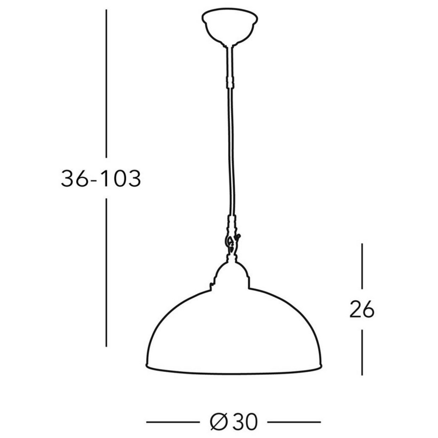 Kolarz 731.30.54 - Candelabro suspenso NONNA 1xE27/75W/230V