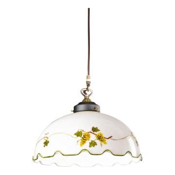 Kolarz 731.32.112 - Lustre em cabo NONNA 1xE27/75W/230V Ø 36 cm vinho