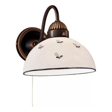 Kolarz 731.61.16 - Candeeiro de parede NONNA 1xE27/75W/230V azul